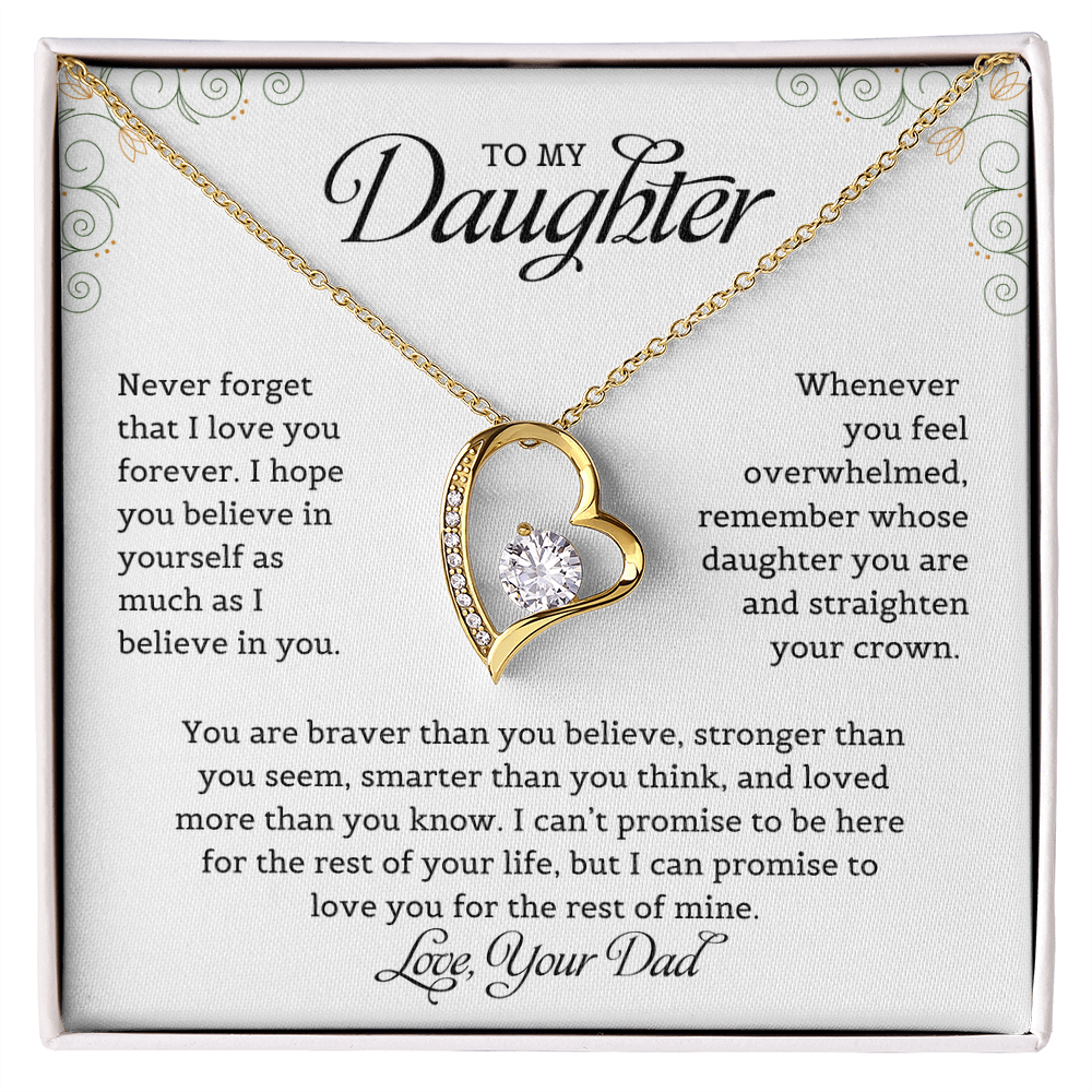 To My Daughter | Forever Love Necklace