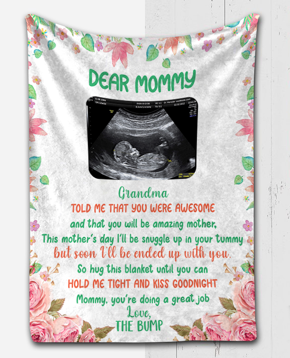 Dear Mommy | Fleece Blanket